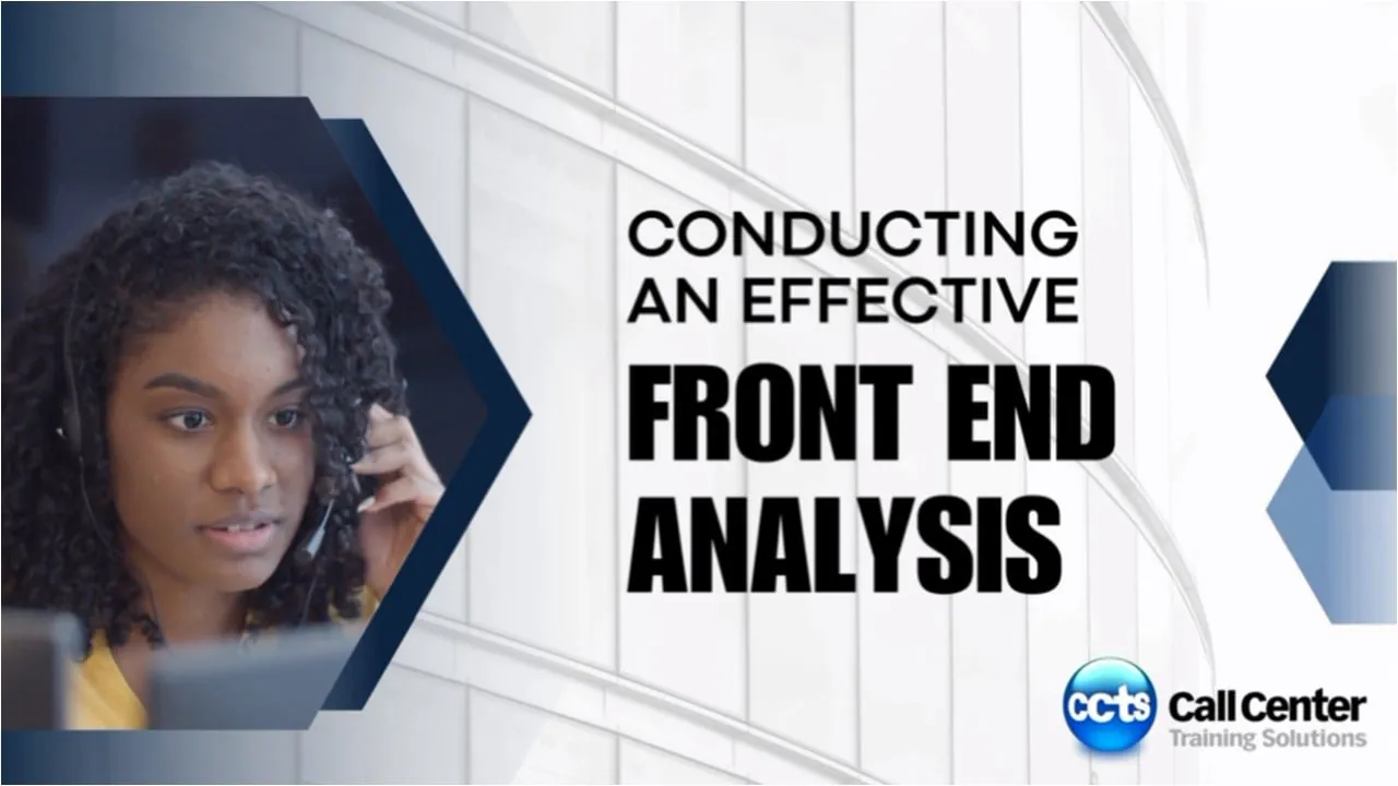 Effective Front End Analysis